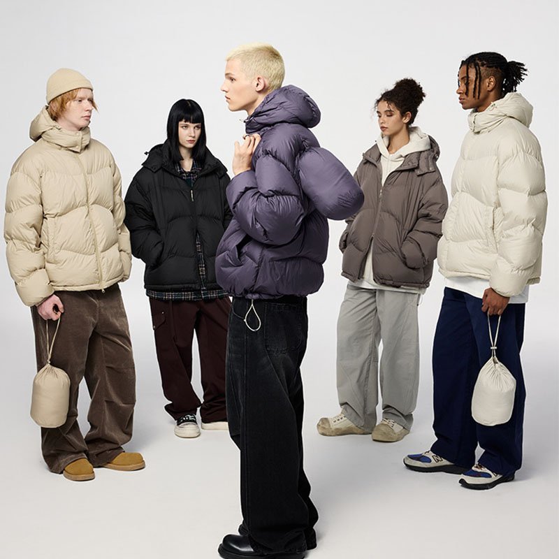 wholesale warm real feather down jacket high quality luxury bubble puff jacket unisex men's down jacket men clothing winter 2024
