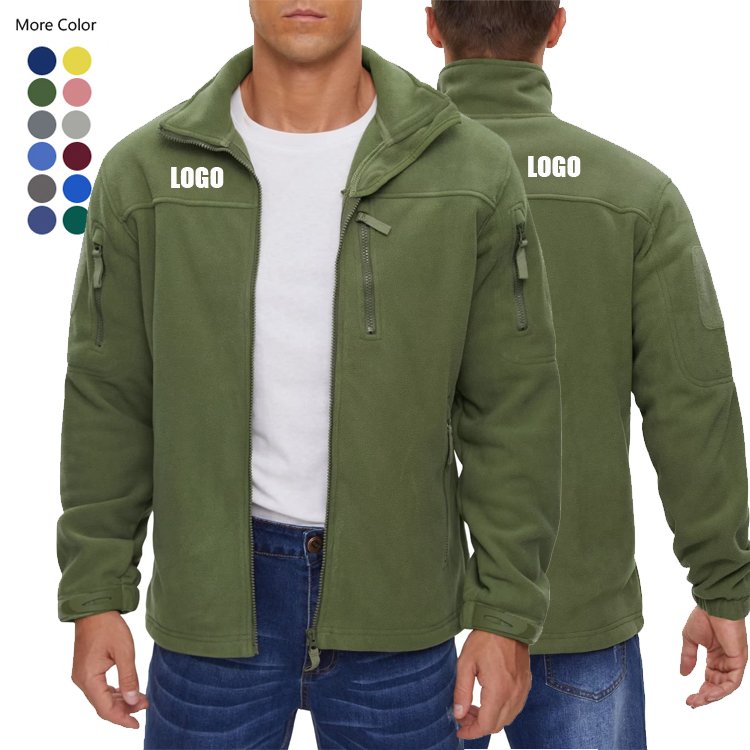 Custom Clothing Manufacturer Fleece Wind Breaker Jacket Men Men's Winter Thermal Hiking Jackets Hunting Men's Jacket