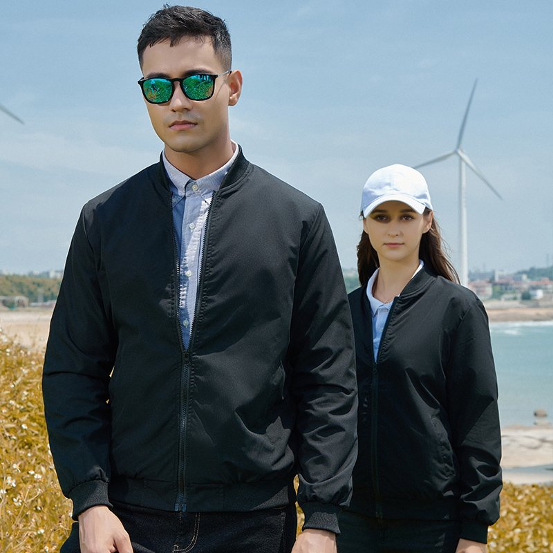 Factory Price Windproof Baseball Uniform Windbreaker Pure Polyester men's High Quality jackets For Men