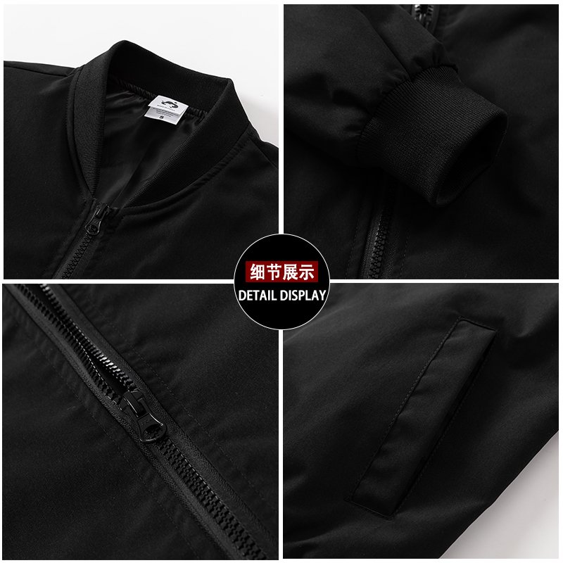 Factory Price Windproof Baseball Uniform Windbreaker Pure Polyester men's High Quality jackets For Men
