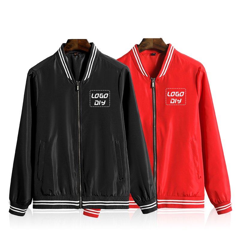 Latest fashion fabric Nylon double layer jackets super quality men's casual baseball jackets
