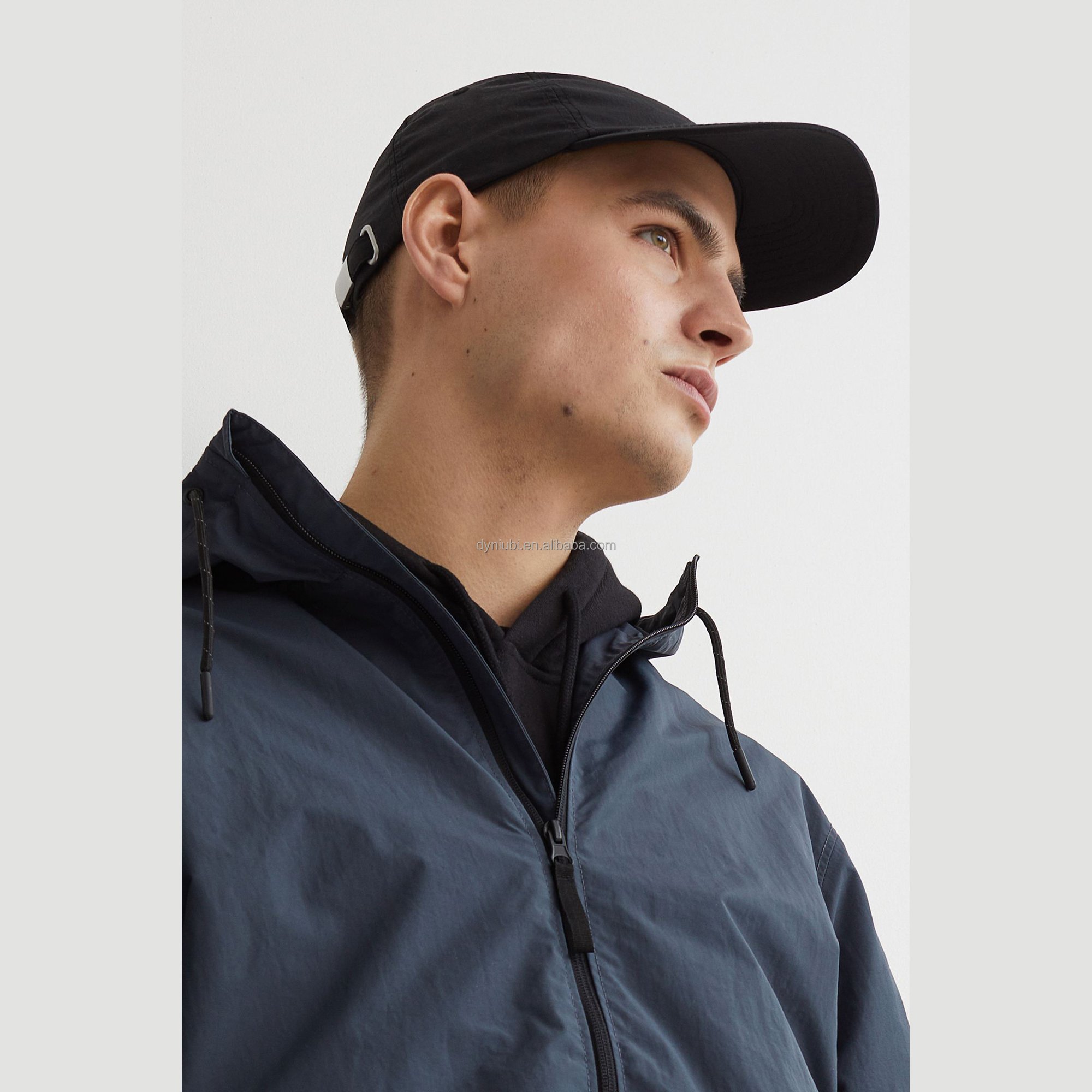 Men's Nylon Polyester Windbreaker Jackets Custom Windbreaker Jackets Nylon Waterproof Men's Jackets