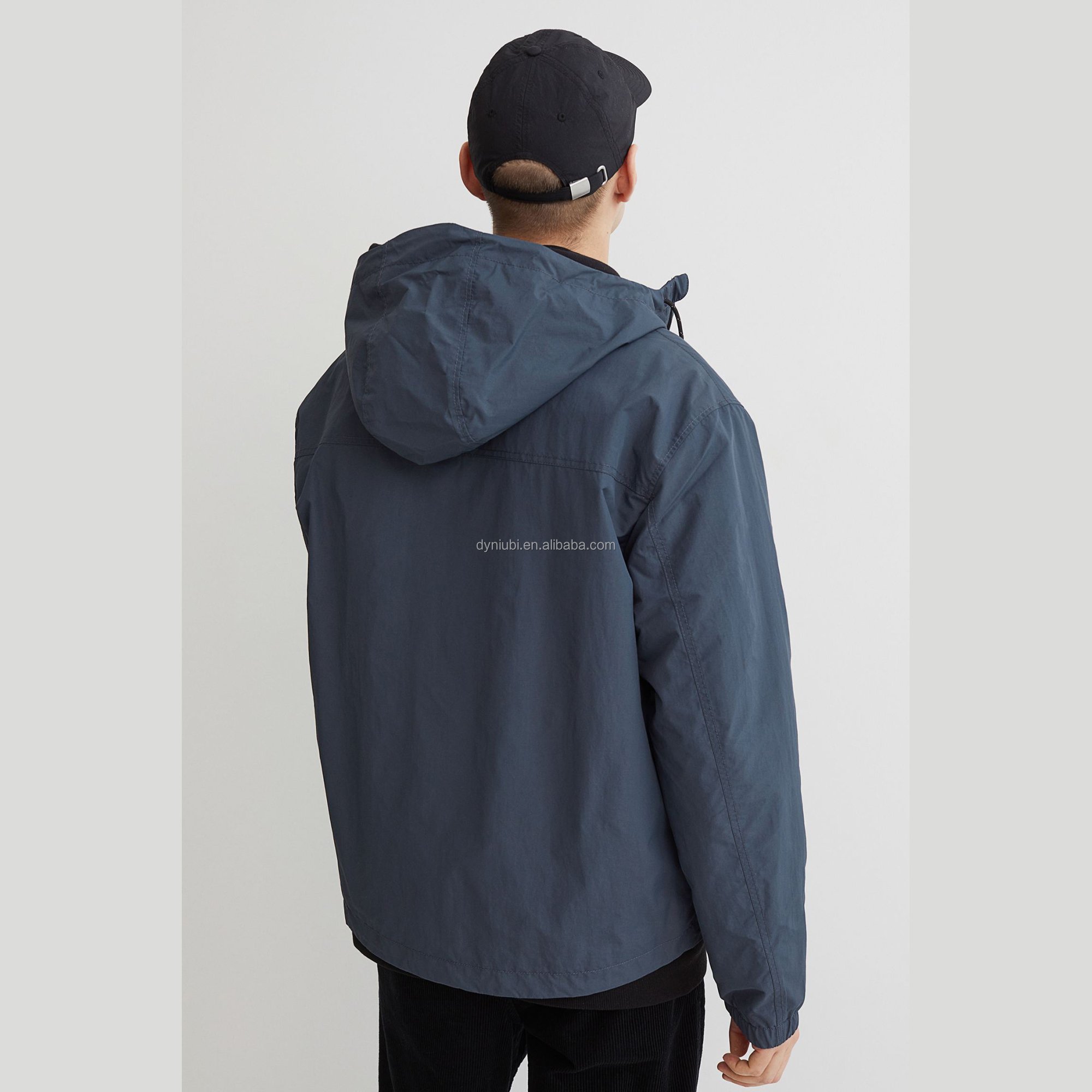 Men's Nylon Polyester Windbreaker Jackets Custom Windbreaker Jackets Nylon Waterproof Men's Jackets