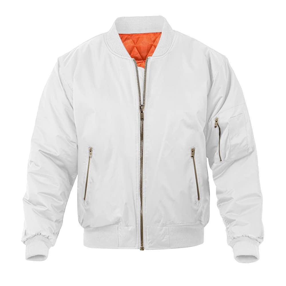Men's Jacket Casual Fashion Outer Jacket Men's Spring Autumn 2023 New Slim Bomber Jacket Men