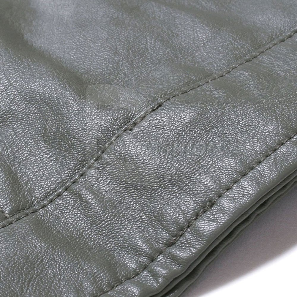 2024 Men's Thick Leather Jacket Custom Design Plain Dye Zipper Closure for Winter-on Sale!