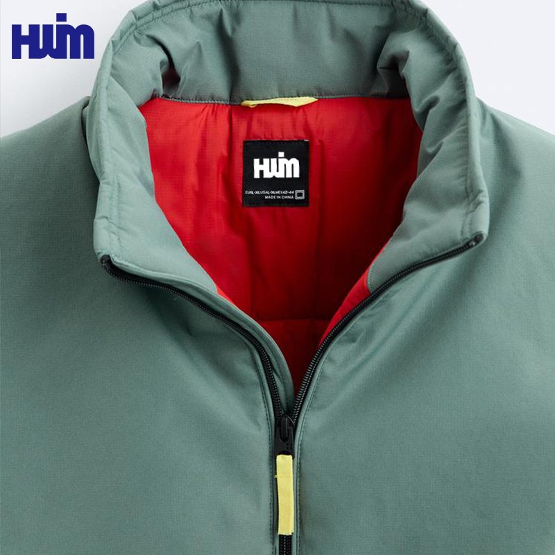 Fashion Trend High Collar fluffy Jackets Custom Logo Men's Oversize Style Casual Outdoor Waterproof Jacket Coat With Zip Pocket