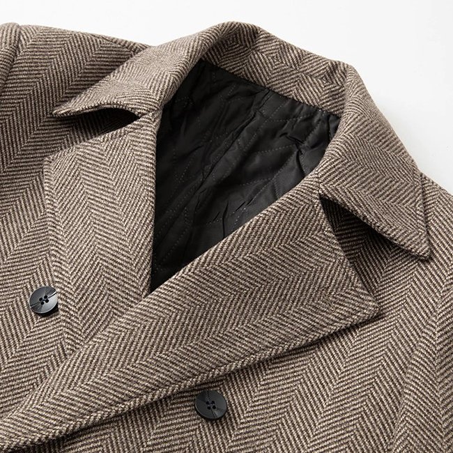 Best Quality Promotional Fashion Casual Men's Business Double Breasted Men's Jackets & Coats