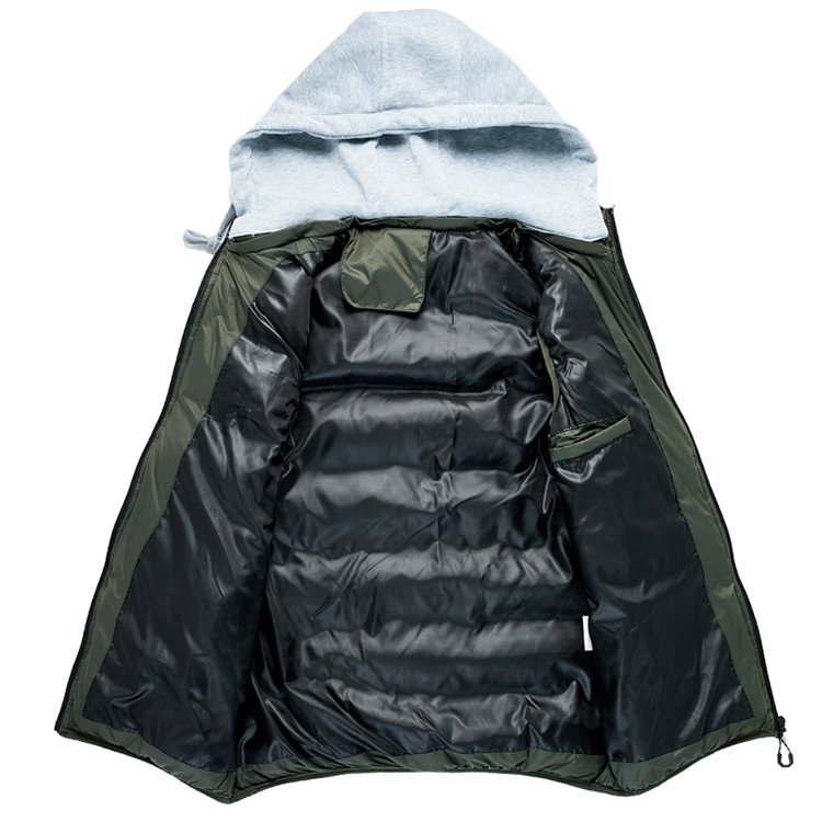 2023 Oem Custom Puffer down Jacket Men's Sleeveless Jacket Lightweight BubbleUtility Outdoor Quilted Padding Vest with hooded