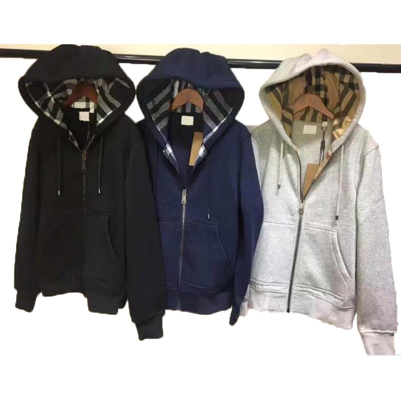 Designer Men's Slim Fleece Hoodie Sweatshirt Zipper Jacket for Spring Autumn Winter Sizes M-XXL Top Brands Tops