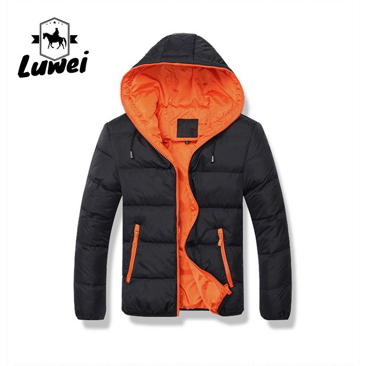 Bomber Jaket Chaquetas Bubble Blusao Long Sleeve Full Zipper Utility Cotton-padded Coat Thicken Hooded Jacket