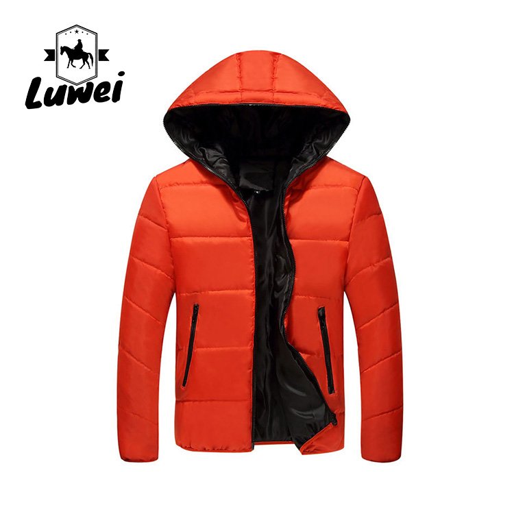 Bomber Jaket Chaquetas Bubble Blusao Long Sleeve Full Zipper Utility Cotton-padded Coat Thicken Hooded Jacket