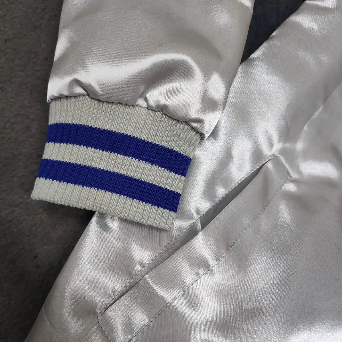 High Quality Customizable Satin Baseball Jackets Varsity Style with Hooded Collar Sublimation Technique Wholesale with Lining
