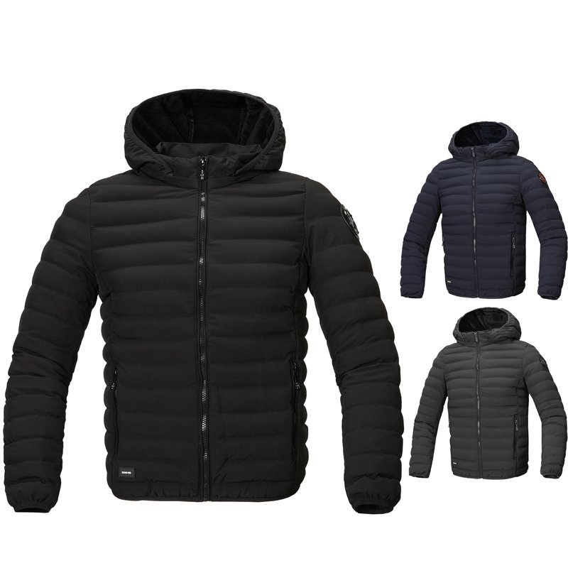 Outdoor Male Padded Men's Quilted Puffer Bubble Coats Warm Winter Expedition Padded Jackets for Man
