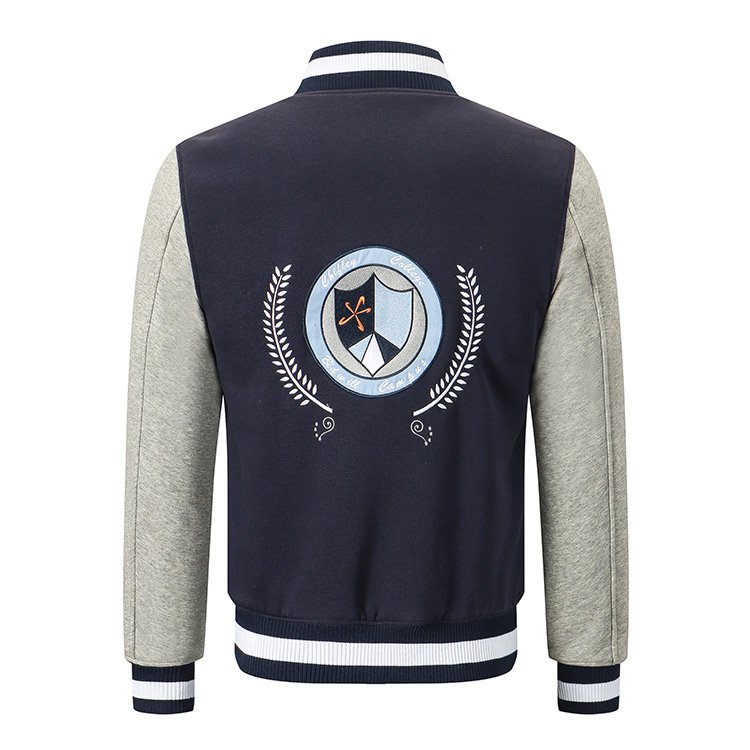 Customized sports jacket, high-quality winter leather case, college baseball player wool sports jacket for men