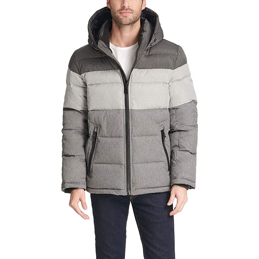 OEM Custom Design Winter Down Puffer Men Jacket Streetwear Printing Thickening Bubble Men's Puffer Jacket Casual Streetwear