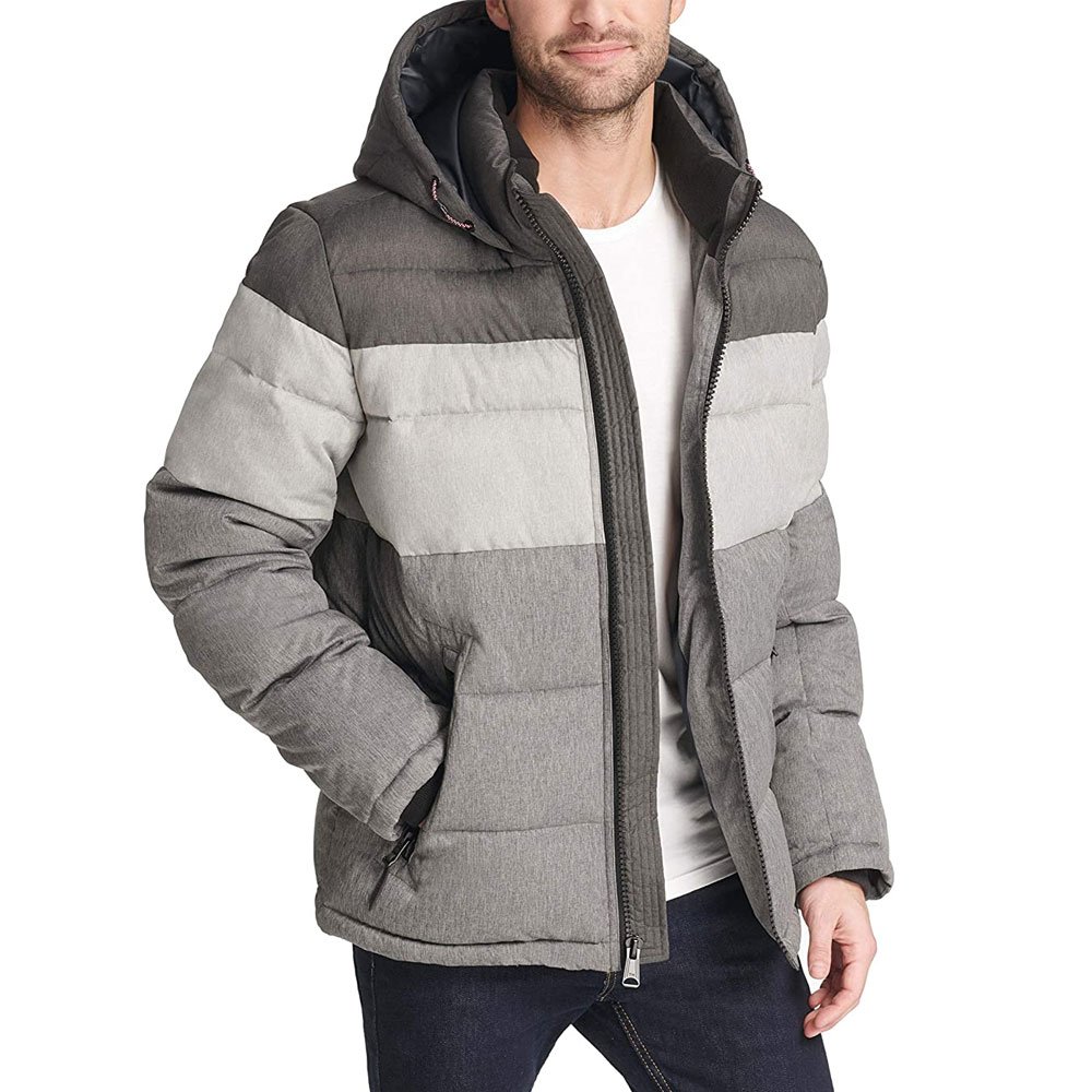 OEM Custom Design Winter Down Puffer Men Jacket Streetwear Printing Thickening Bubble Men's Puffer Jacket Casual Streetwear