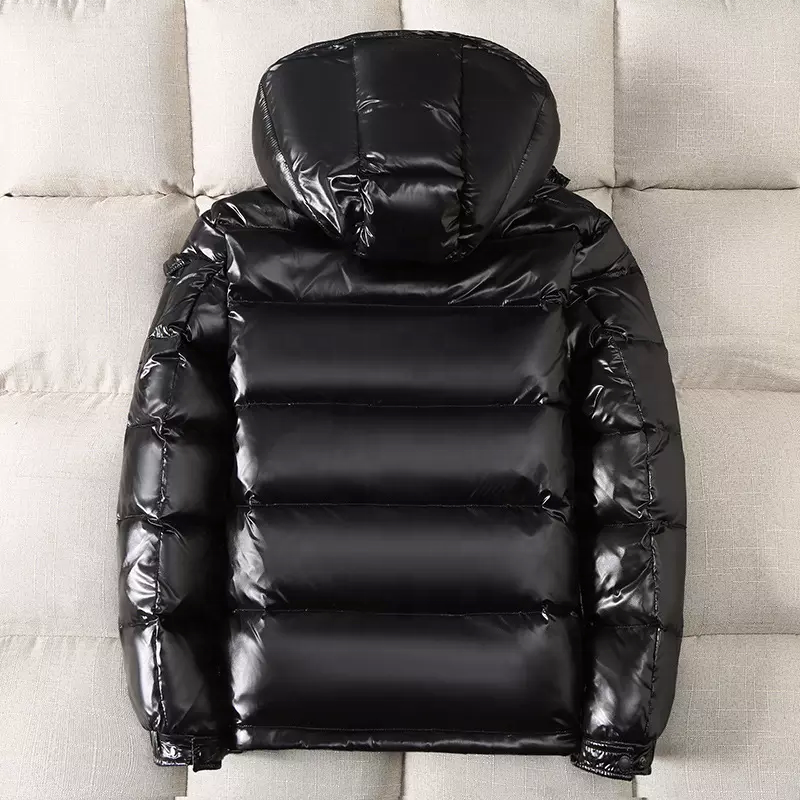 Wholesale Clothing Custom Mens Waterproof Casual Plain Windproof puffer Jacket Cheap China Soft Black Red padded bubble jacket