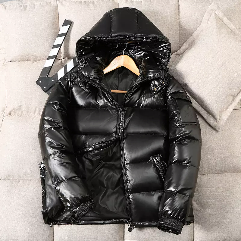 Wholesale Clothing Custom Mens Waterproof Casual Plain Windproof puffer Jacket Cheap China Soft Black Red padded bubble jacket
