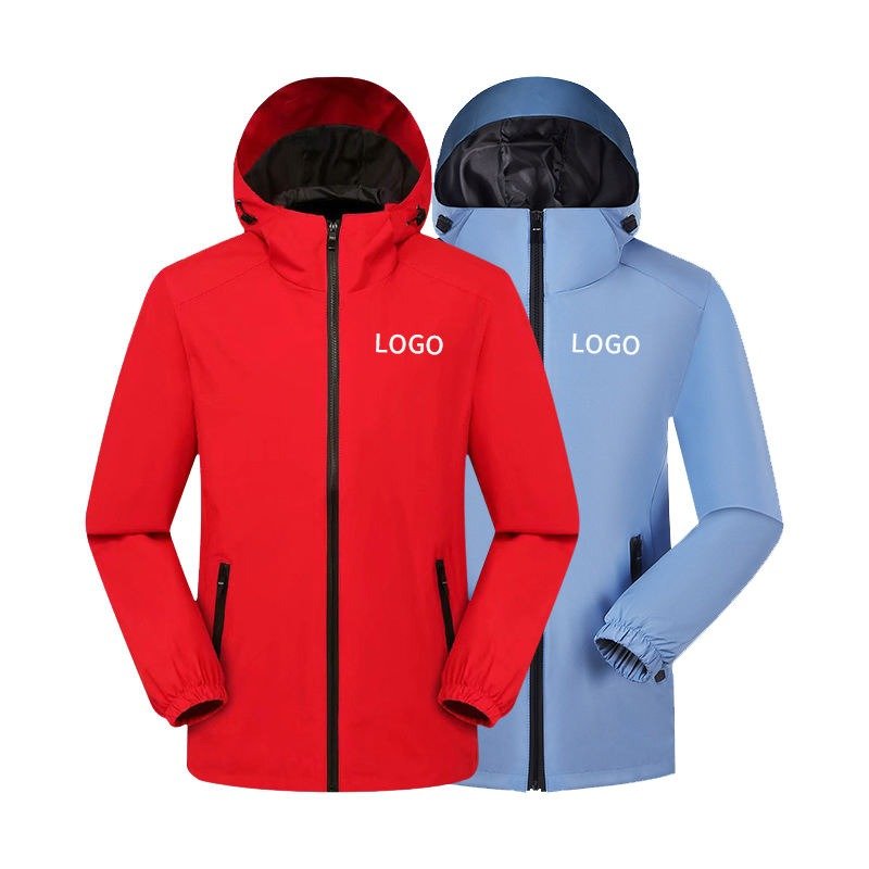 Professional Rich Customization Experience Casual Sport Style Color Block Zipper Hoodie Closure Men Softshell Jacket with Logo