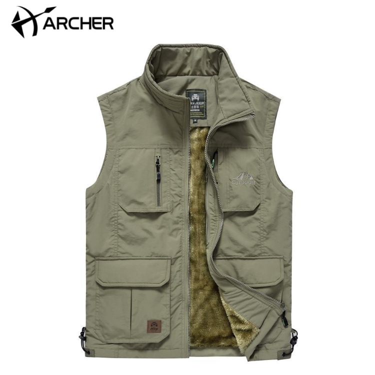 New arrival winter fashion vest cargo retro custom vest utility motorcycle multi pocket men sport vest