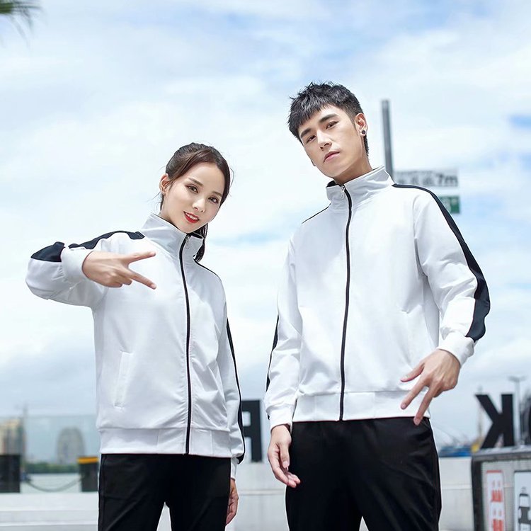 Men's hiking jackets warm long-sleeved T-shirts women's polyester-cotton zipper shirts