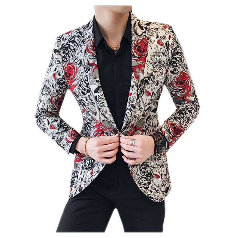 Mens Slim Fit Suit Party Wedding Suit Men Blazer Jacket Breathable Men's Suits Sublimation Blazer High Quality