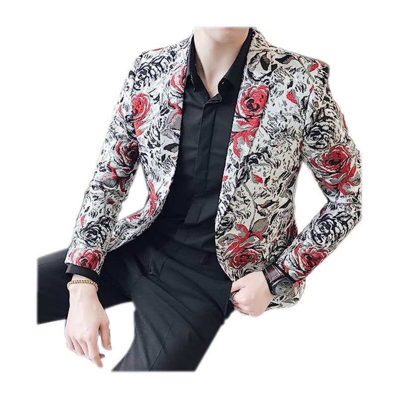 Mens Slim Fit Suit Party Wedding Suit Men Blazer Jacket Breathable Men's Suits Sublimation Blazer High Quality