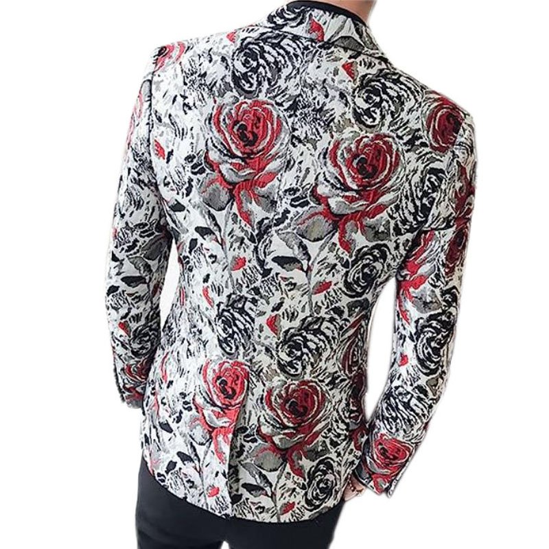 Mens Slim Fit Suit Party Wedding Suit Men Blazer Jacket Breathable Men's Suits Sublimation Blazer High Quality