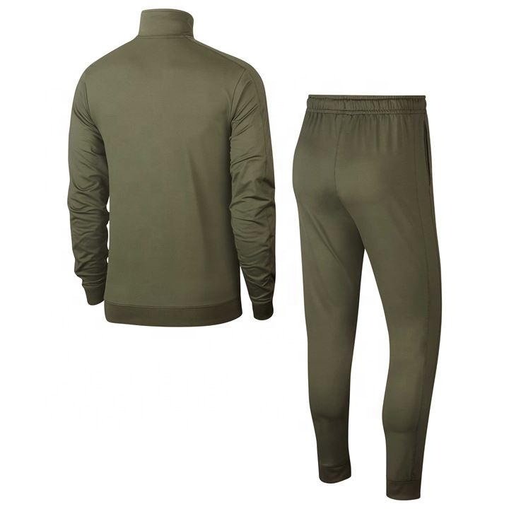 Men Breathable 100% Polyester Tracksuit Set Fitness Jogging Jacket Trousers Digital Print Sportswear in XL Size for Adults