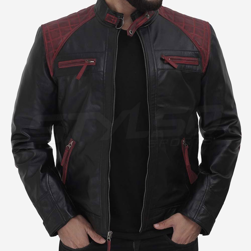 Best Selling Men Leather Jacket Breathable Windproof Leather Jacket For Men's
