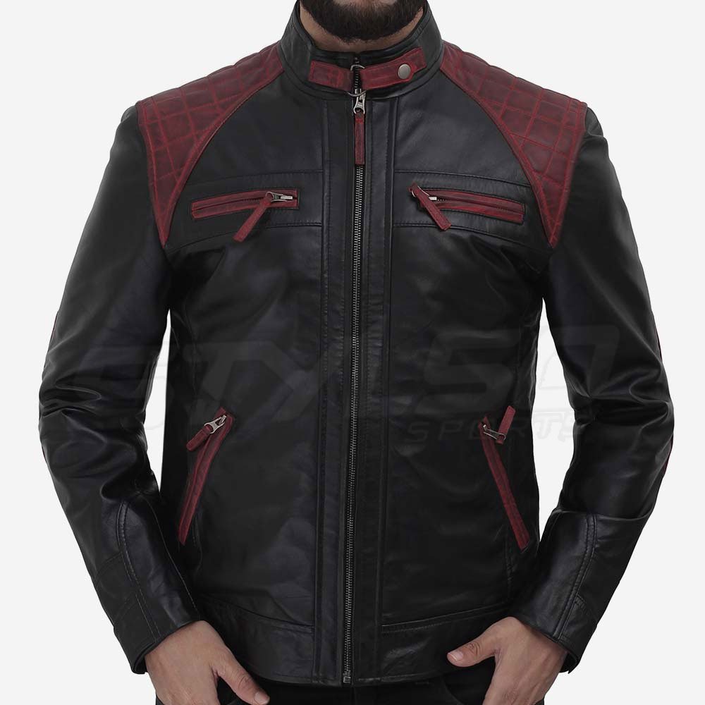 Best Selling Men Leather Jacket Breathable Windproof Leather Jacket For Men's