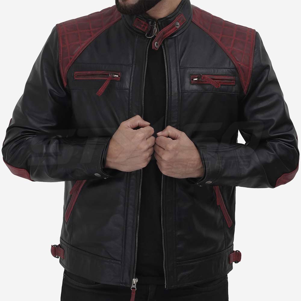 Best Selling Men Leather Jacket Breathable Windproof Leather Jacket For Men's