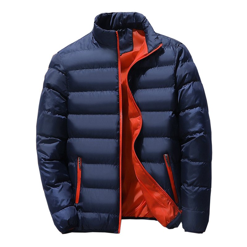 Wholesale outdoor custom logo Cotton-padded jacket Winter Resistant Packable Men Winter Warm Lightweight Winter Puffer Jacket