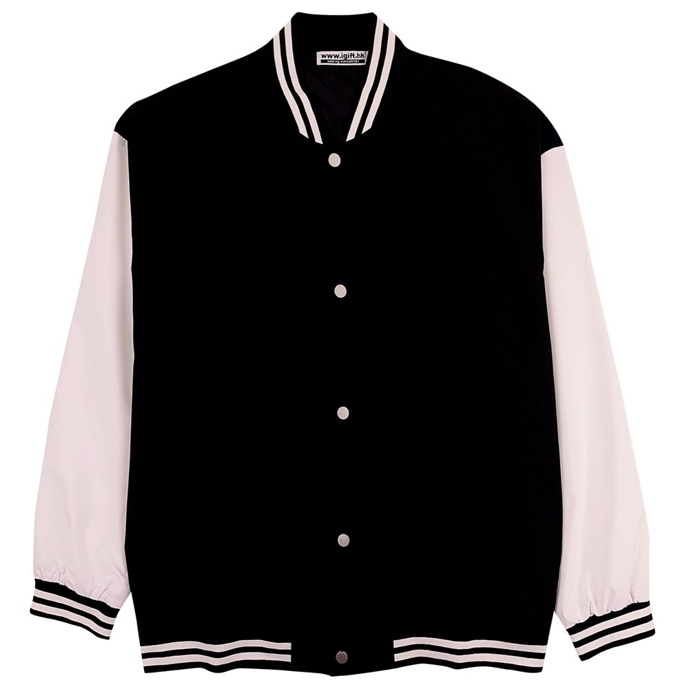BSCI Quality Custom Printing Black Men's Baseball Jacket Men Plain Blank Varsity Letterman Jackets