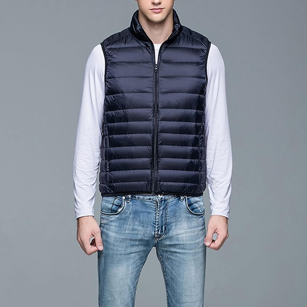 Men's XXL Breathable Leather Waistcoat Safety Vest Fishing Hiking Journalist Photography Camping Work Summer Outer Wear Logo