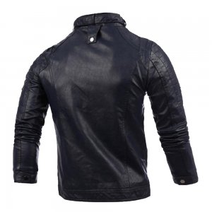 Luxury Designer Stylish Motorcycle Riding Biker Leather Lather Jacket Men Custom Logo Racer Genuine Leather Jacket For Men
