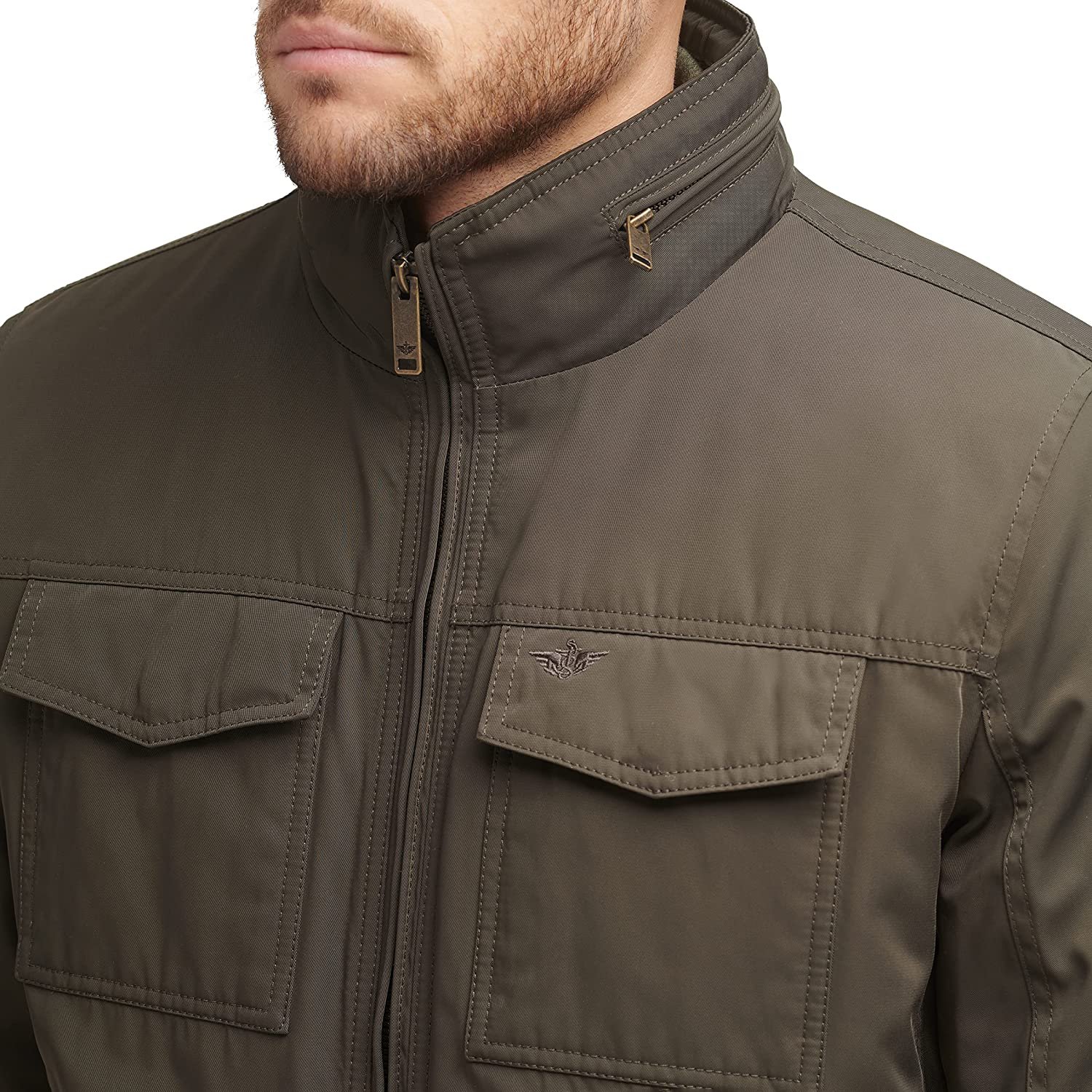 Men's Quilted Lined Bomber Jacket New Winter Fashion Warm Coat Male Outdoor Pilot bomber jacket