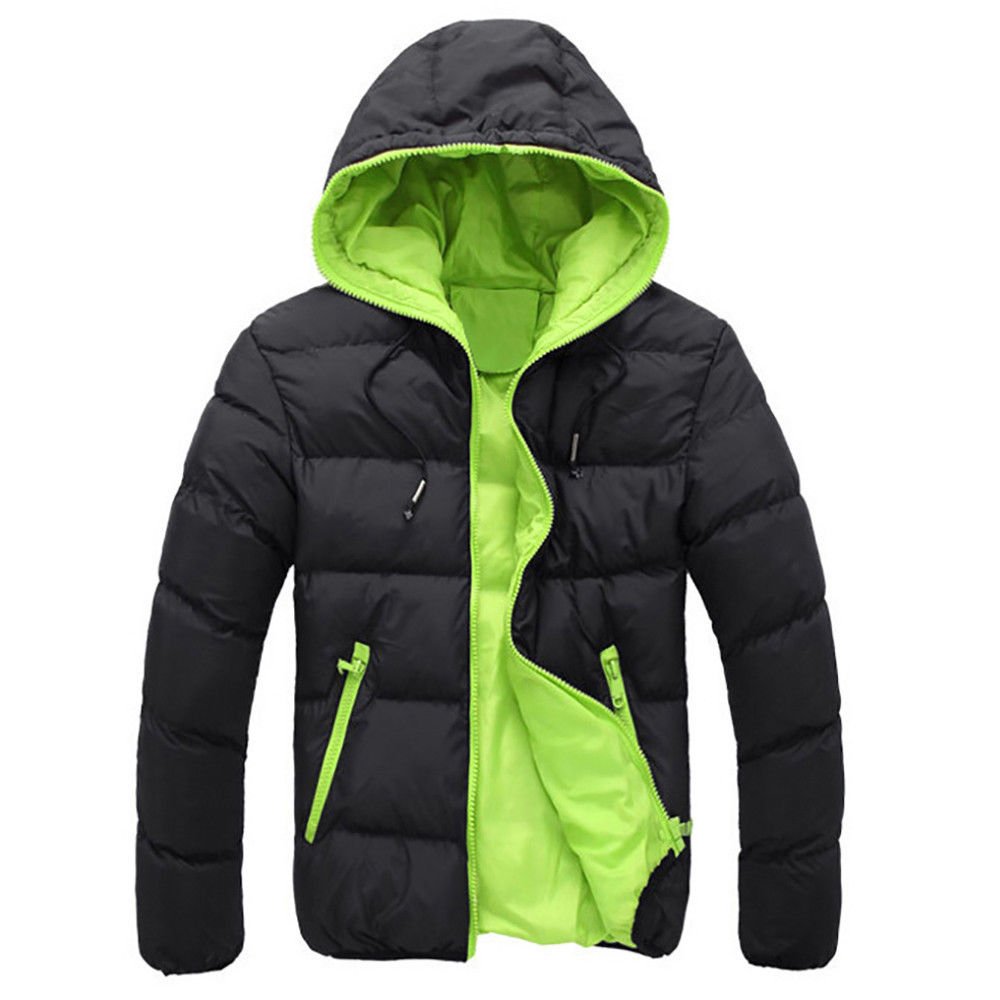 Wholesale Men's Light Weight Quilted Jacket High Quality Hooded Bubble Woven Winter XL Custom Logo Pocket OEM/ODM Available