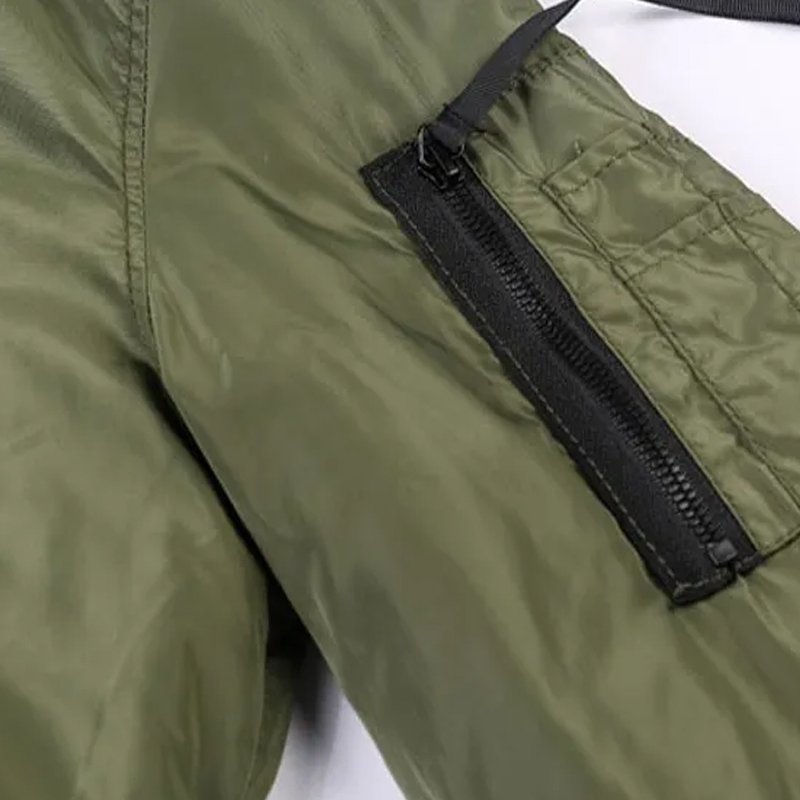 Bomber Jacket Men Fashion Casual Windbreaker Jacket Coat Men Spring Autumn New Stand Collar Men Jacket