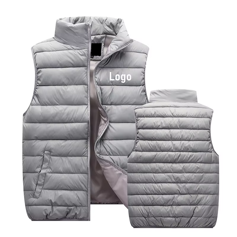 Designer bodywarmer new men's gilet customized quilted vest casual lightweight puffer vest