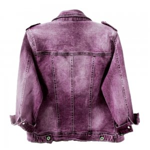 OEM factory designer 2022 crop female jean jacket distressed embossed denim jacket women pour homm women custom denim jacket