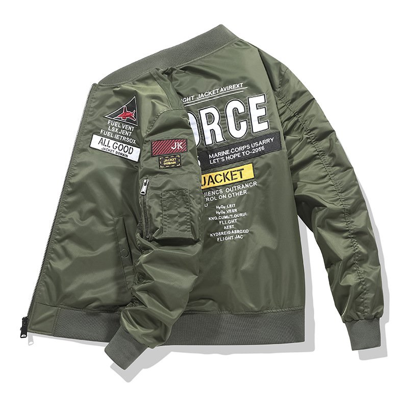 men's coats bomber jacket Pilot casual standing baseball clothing uniform plus size men's jackets