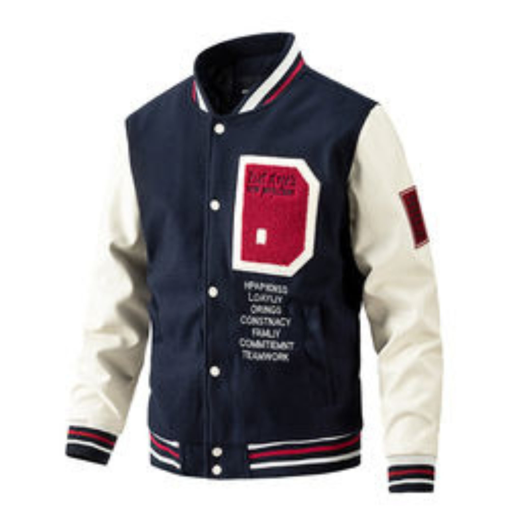 Winter Products 2024 Spliced Streetwear Men's Baseball Jacket Designer Clothes Men Young Boys Street style Varsity Jacket
