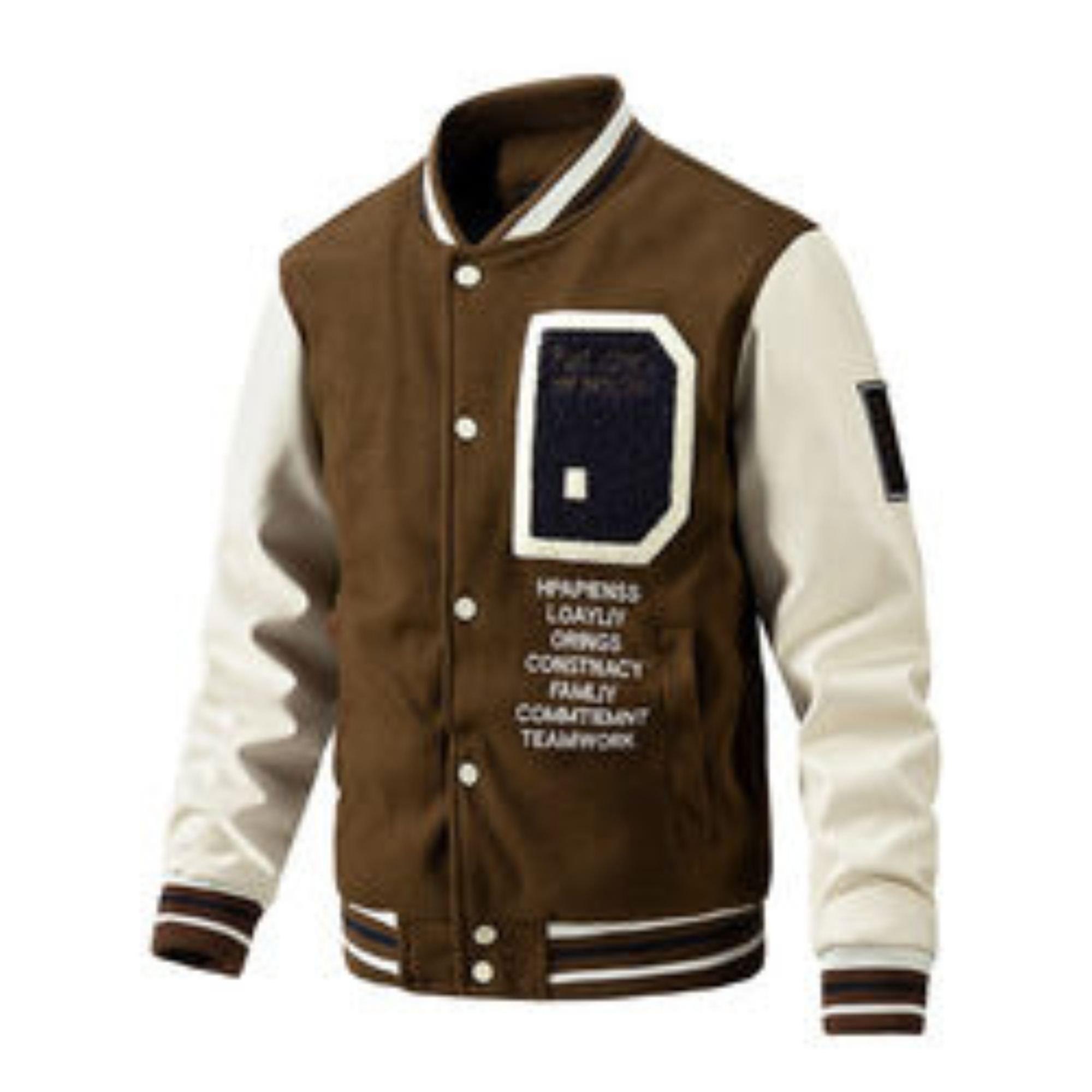 Winter Products 2024 Spliced Streetwear Men's Baseball Jacket Designer Clothes Men Young Boys Street style Varsity Jacket
