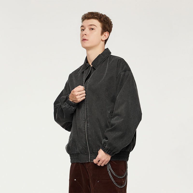 wholesale men winter clothes bomber jacket men's jean jacket high quality men's denim jacket new design