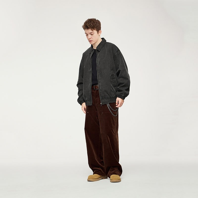 wholesale men winter clothes bomber jacket men's jean jacket high quality men's denim jacket new design