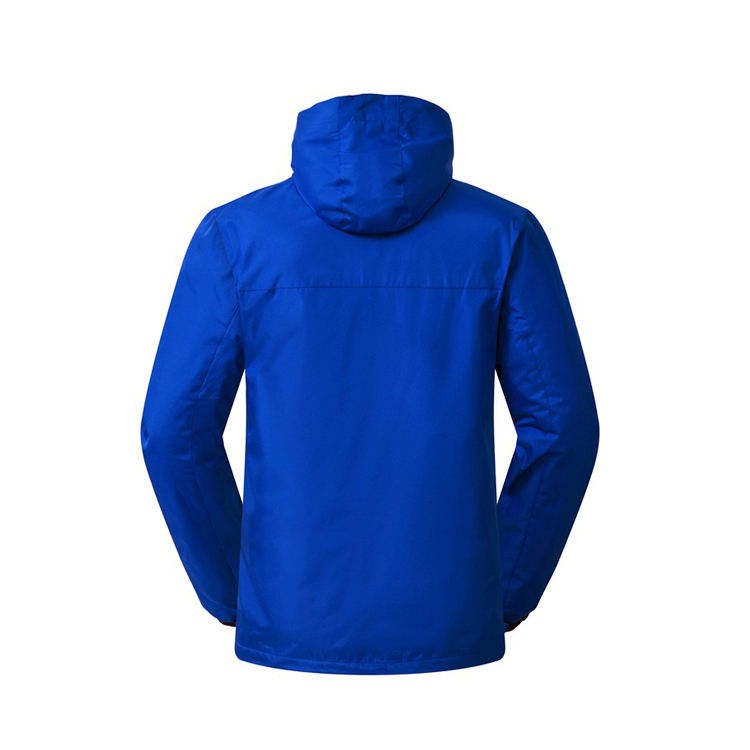 Hot Sale Men's Windproof Hooded Fleece Jacket Practical Cold Winter Windbreaker with Heated Features OEM Service Available