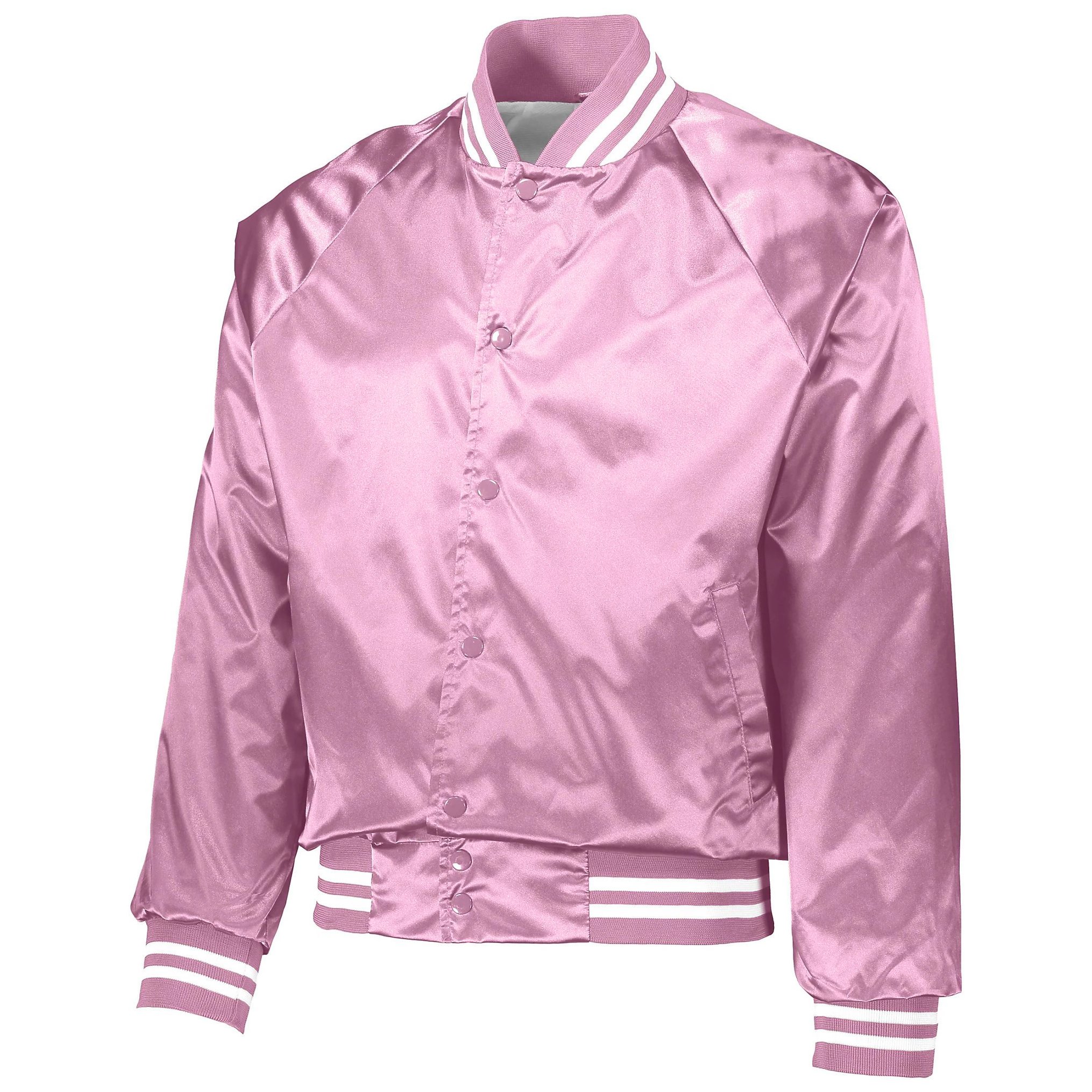 Custom Wholesale 100% Polyester Satin Bomber Baseball Winter Jacket Woodland Men Jacket