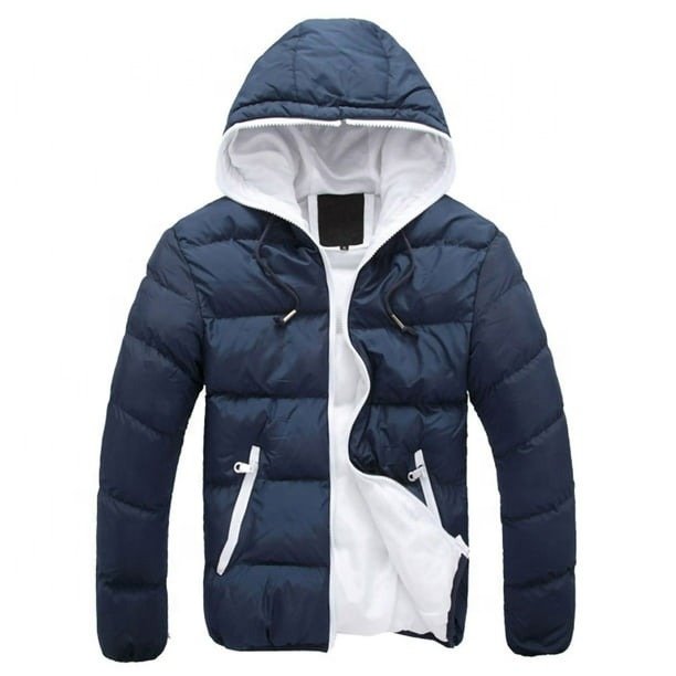 Breathable Warm Windproof Ski Down Coat for Men Leisure Relaxed Fit Climbing Parka Jacket Compressible Hooded Puffer Snowboardin