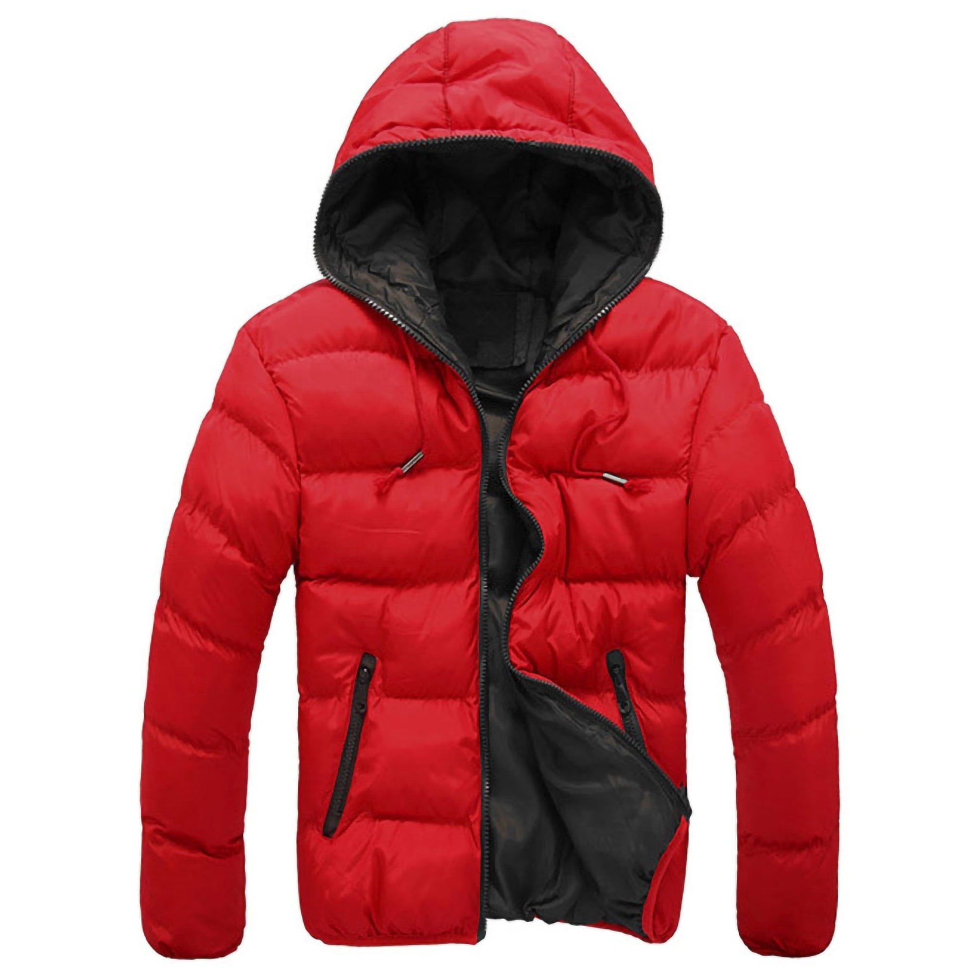 Breathable Warm Windproof Ski Down Coat for Men Leisure Relaxed Fit Climbing Parka Jacket Compressible Hooded Puffer Snowboardin